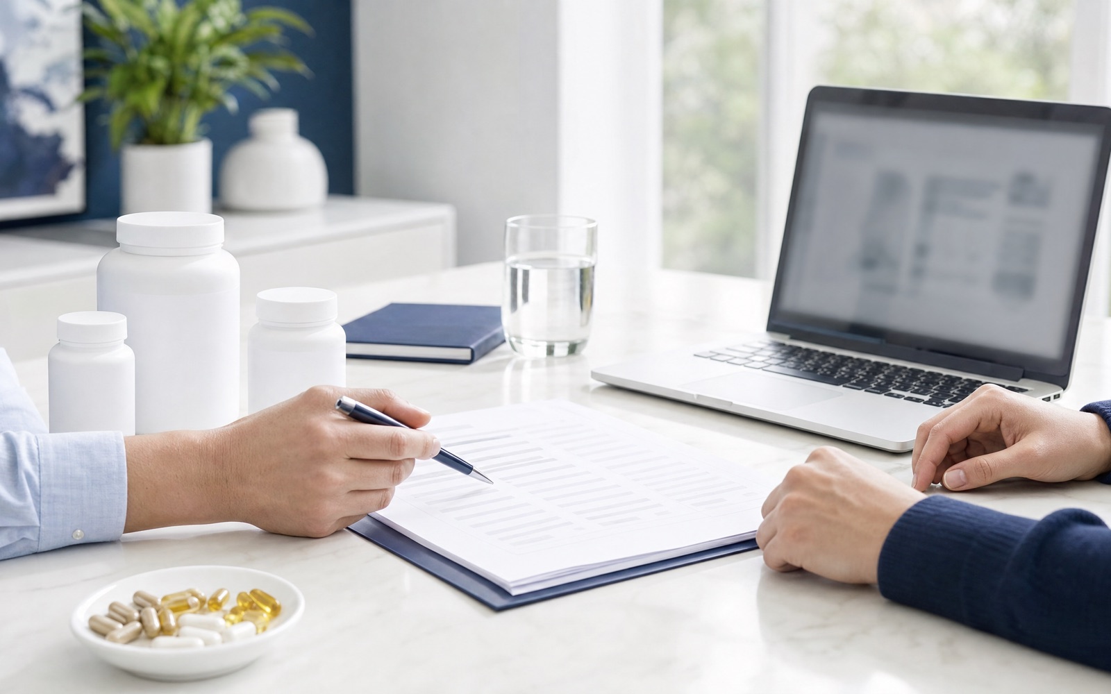 Product consultation over a formulation sheet